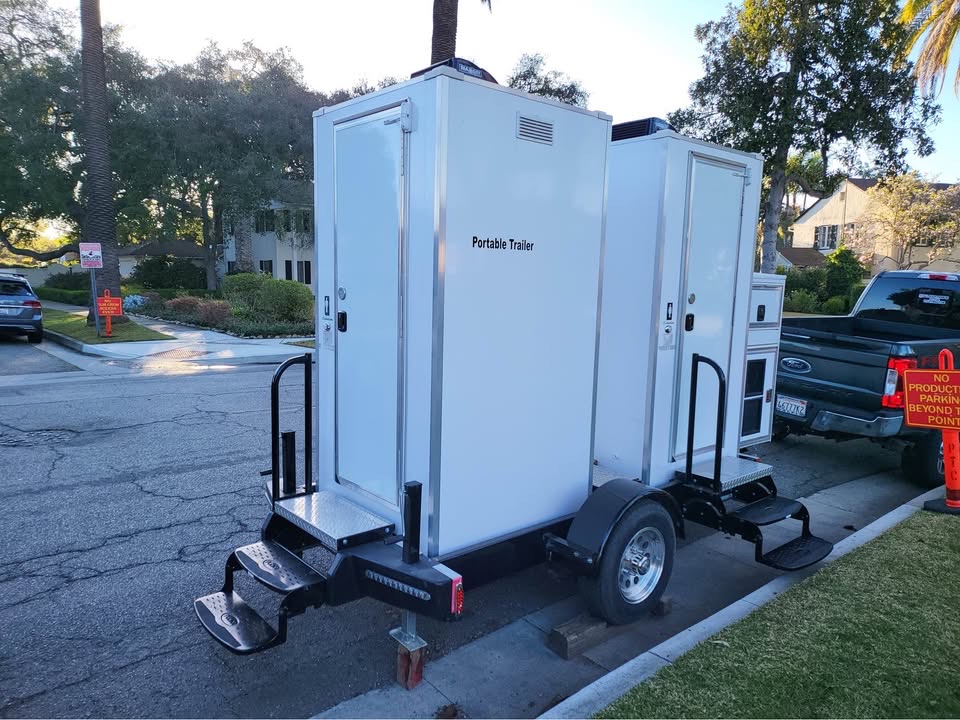 2-Station VIP Private Restroom Trailer