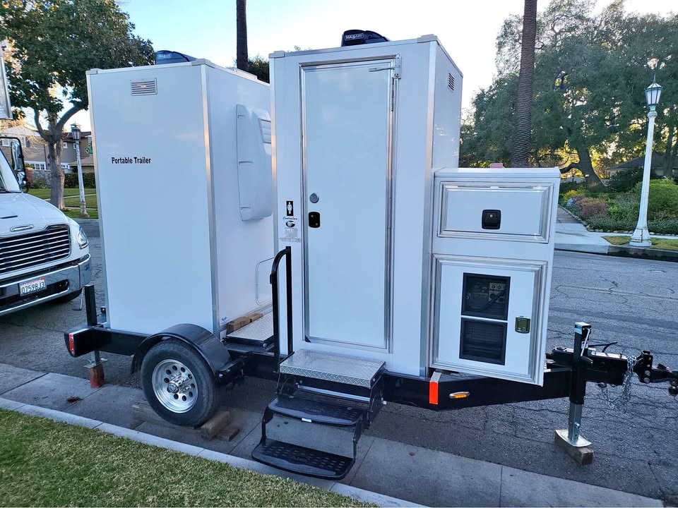 2-Station VIP Private Restroom Trailer