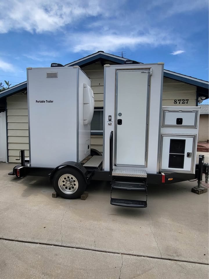 2-Station VIP Private Restroom Trailer